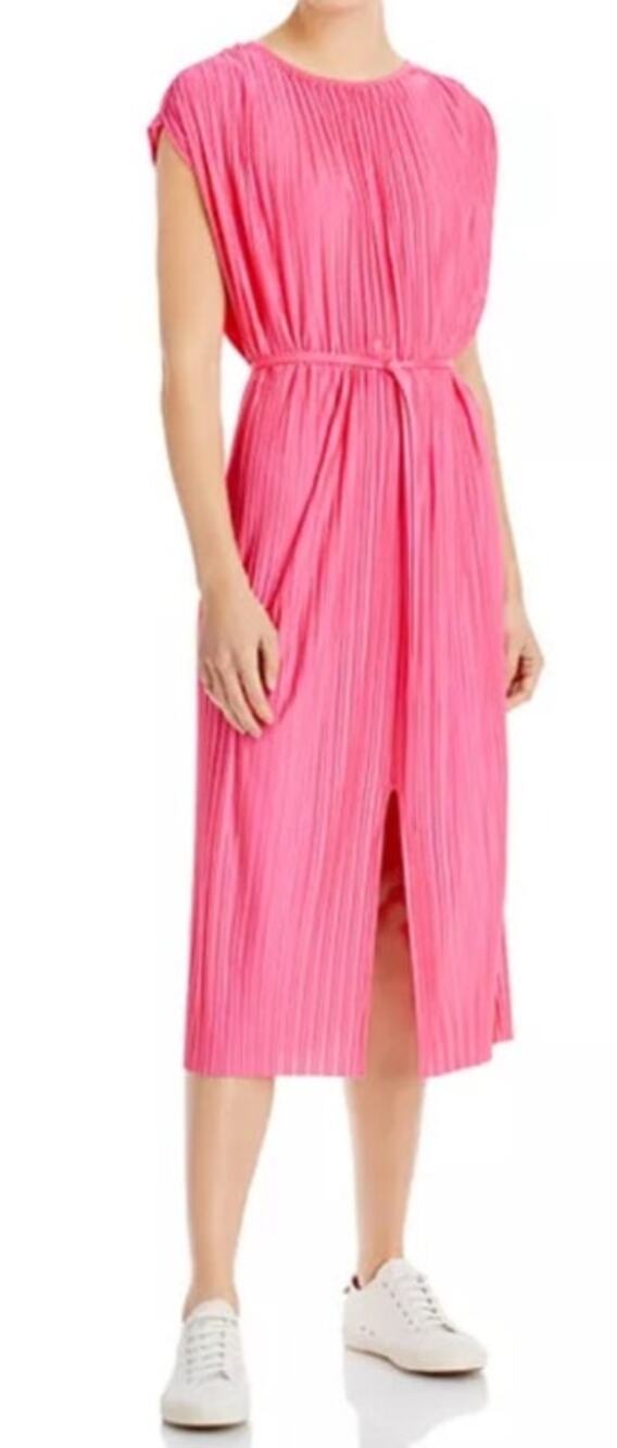 BOSS Hugo Boss Emura pleated belted pink size XXL